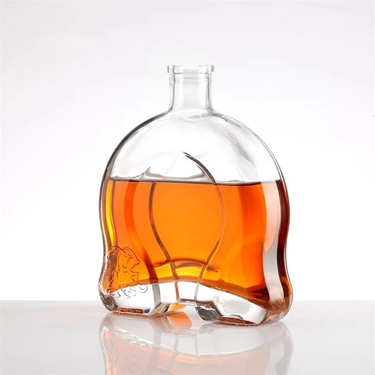 Elegant Inverted Pear-Shaped Glass Bottle suppliers